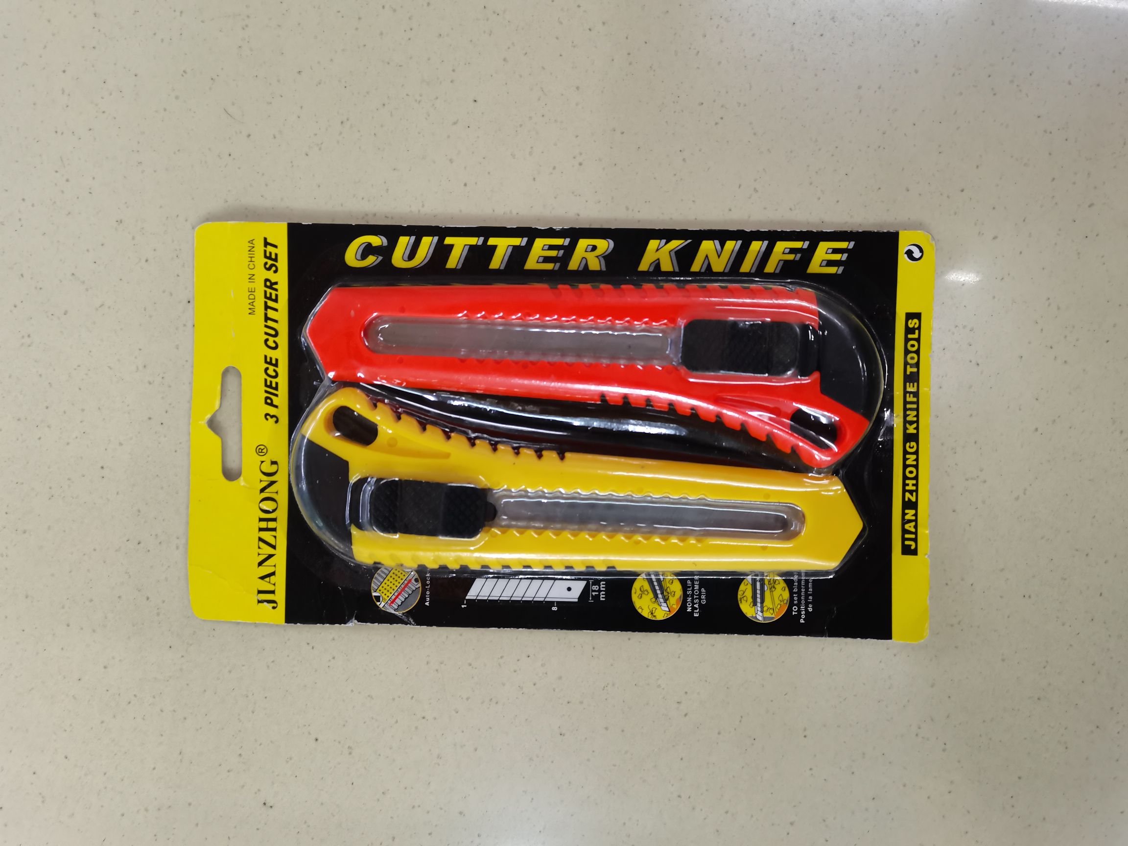Utility knives, woodworking knives, knives, scissors, hardware tools, hardware knives, 278 utility knives, length 15cm, width 3.8cm, two pcs utility knives full figure