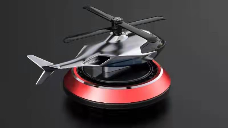 Car Solar Decoration Solar Helicopter Decoration Model Aromatherapy Model Decoration 1
