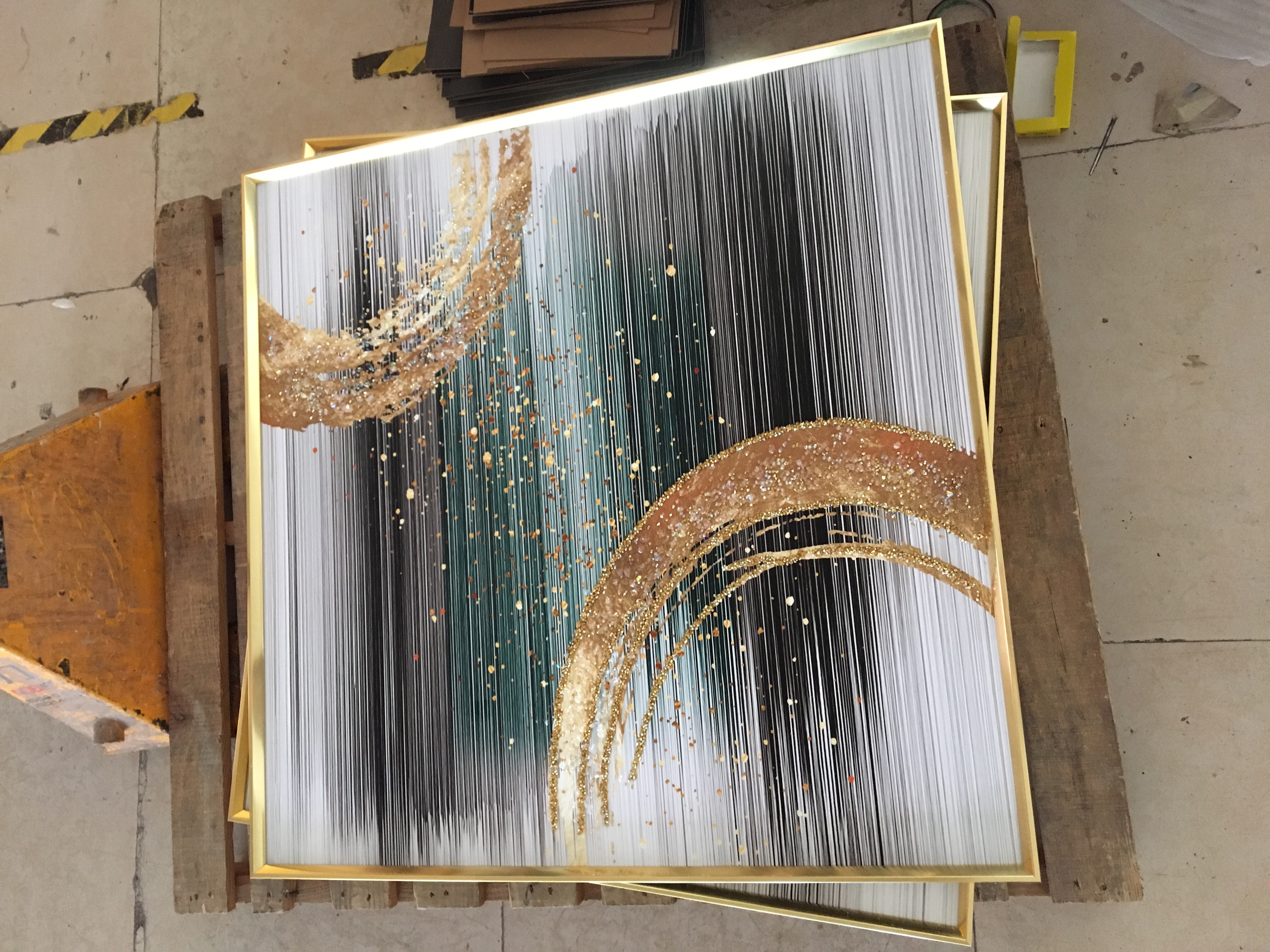 Modern Simple Decorative Painting Crystal Diamond Painting Application Scenario