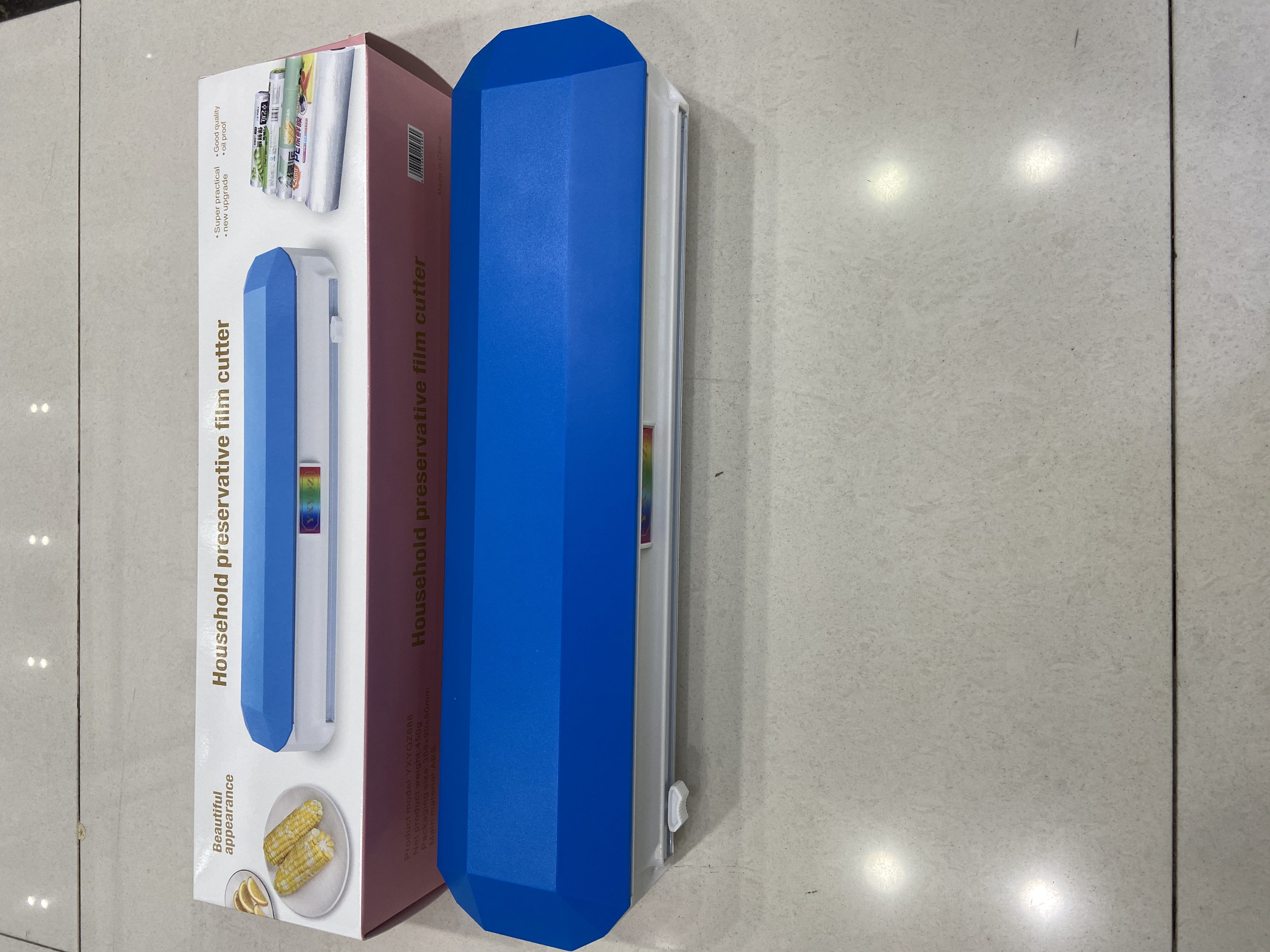 Extra large plastic wrap cutter