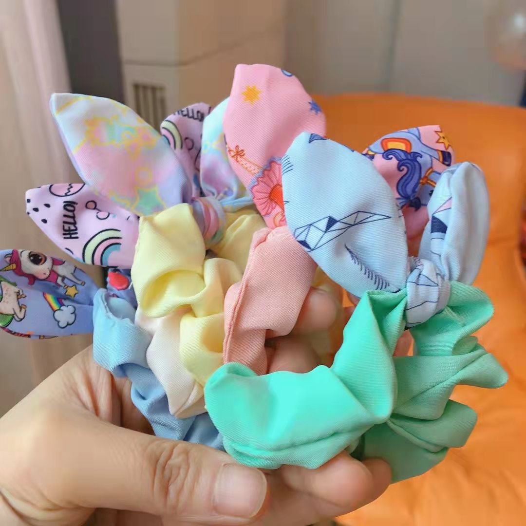 Wen Hao Jewelry Fashion Trend Large Intestine Rabbit Ears Huggesdfg