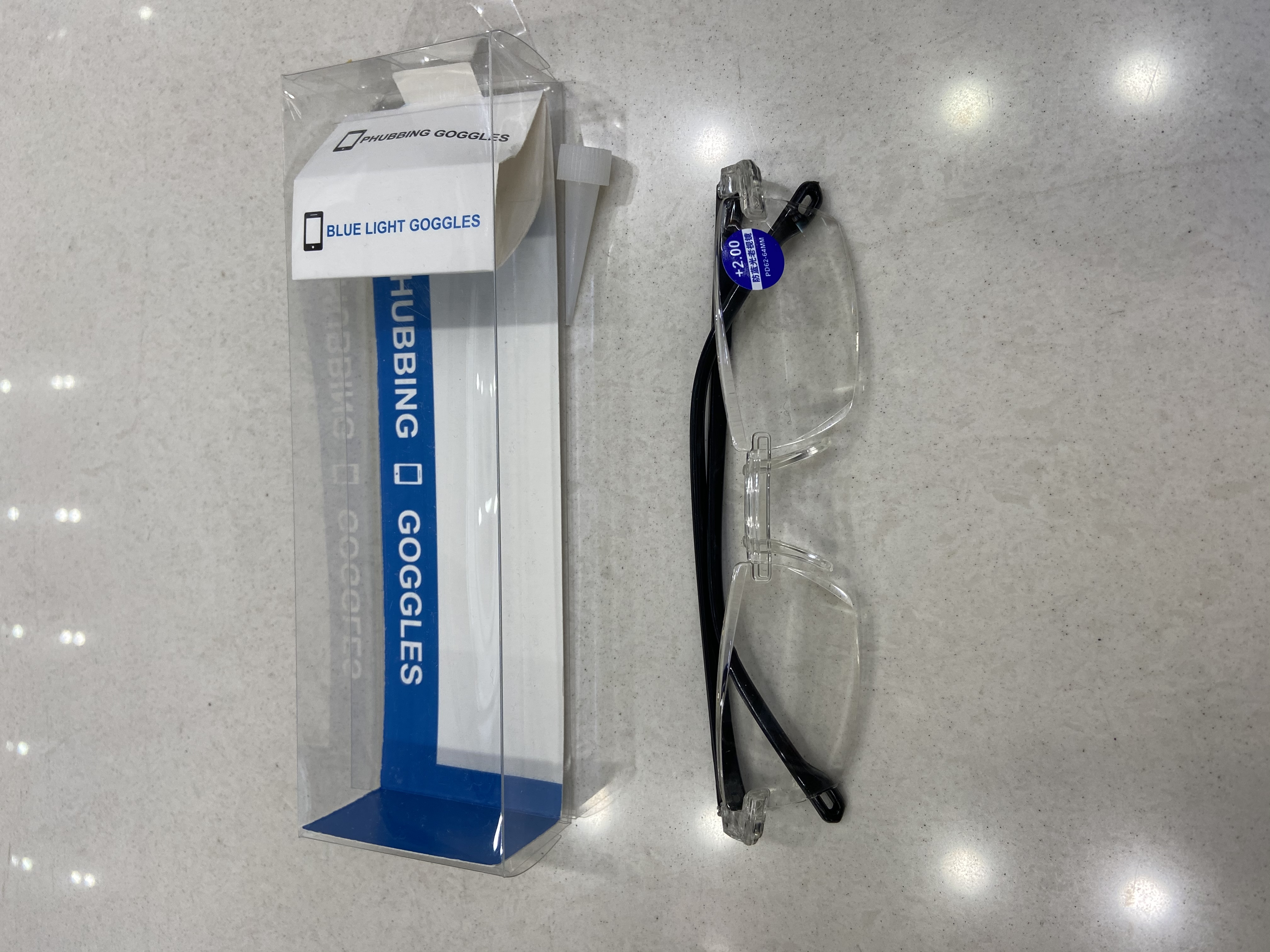 Anti-blue light reading glasses
