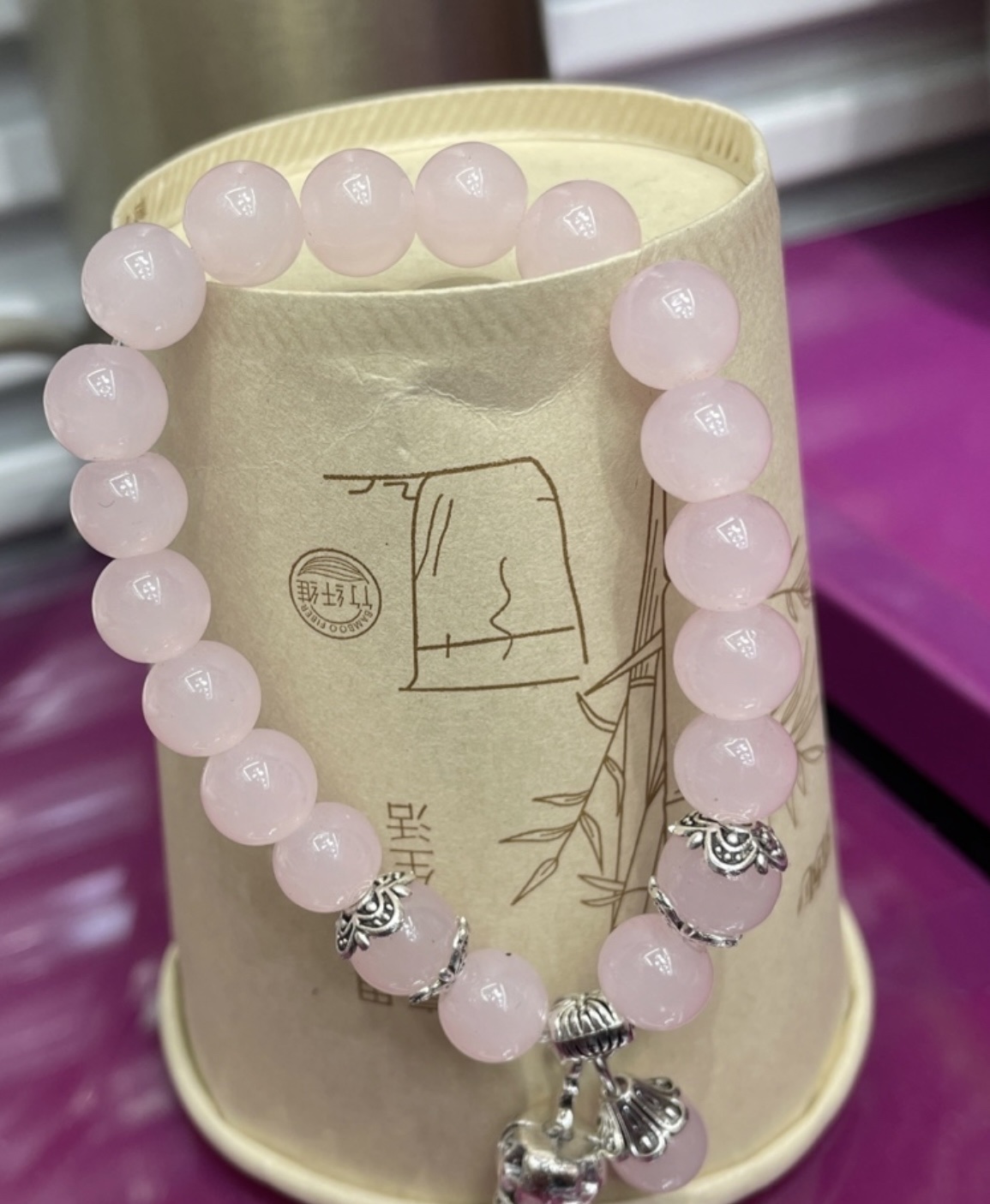 Trend fashion Spring breath Jelly Crown handmade DIY beaded bracelet