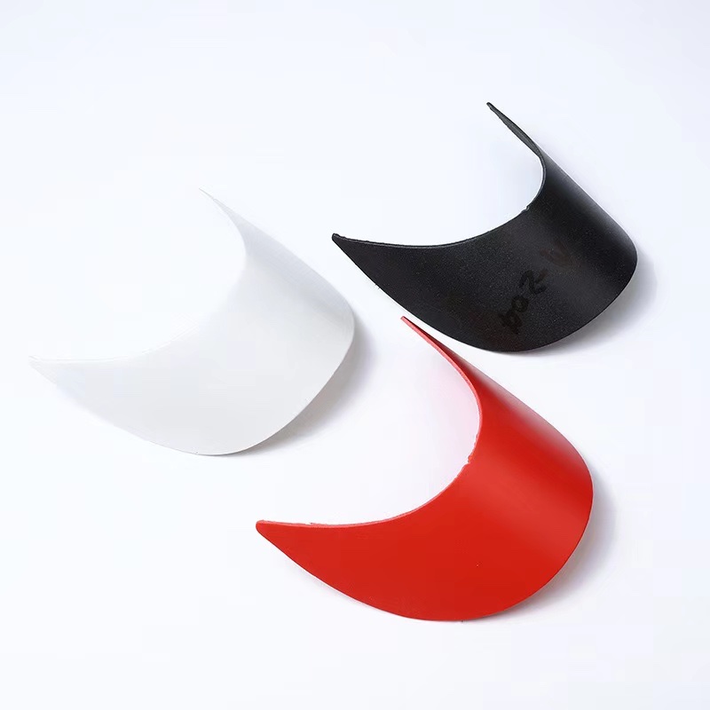 PE板材，各种帽檐，帽舌塑料板 PE版材PE发泡板帽檐 多规格帽檐帽舌现货批发