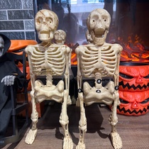 Halloween decorations large electric toy coffin bearers