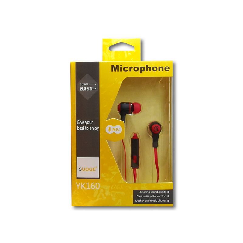 Sogo Brand Headphones, Sg-160 Mobile Phone Headphones, Earbuds, Ear Label, Ear Cable, Wired Headphones, Headphones With Label details Picture