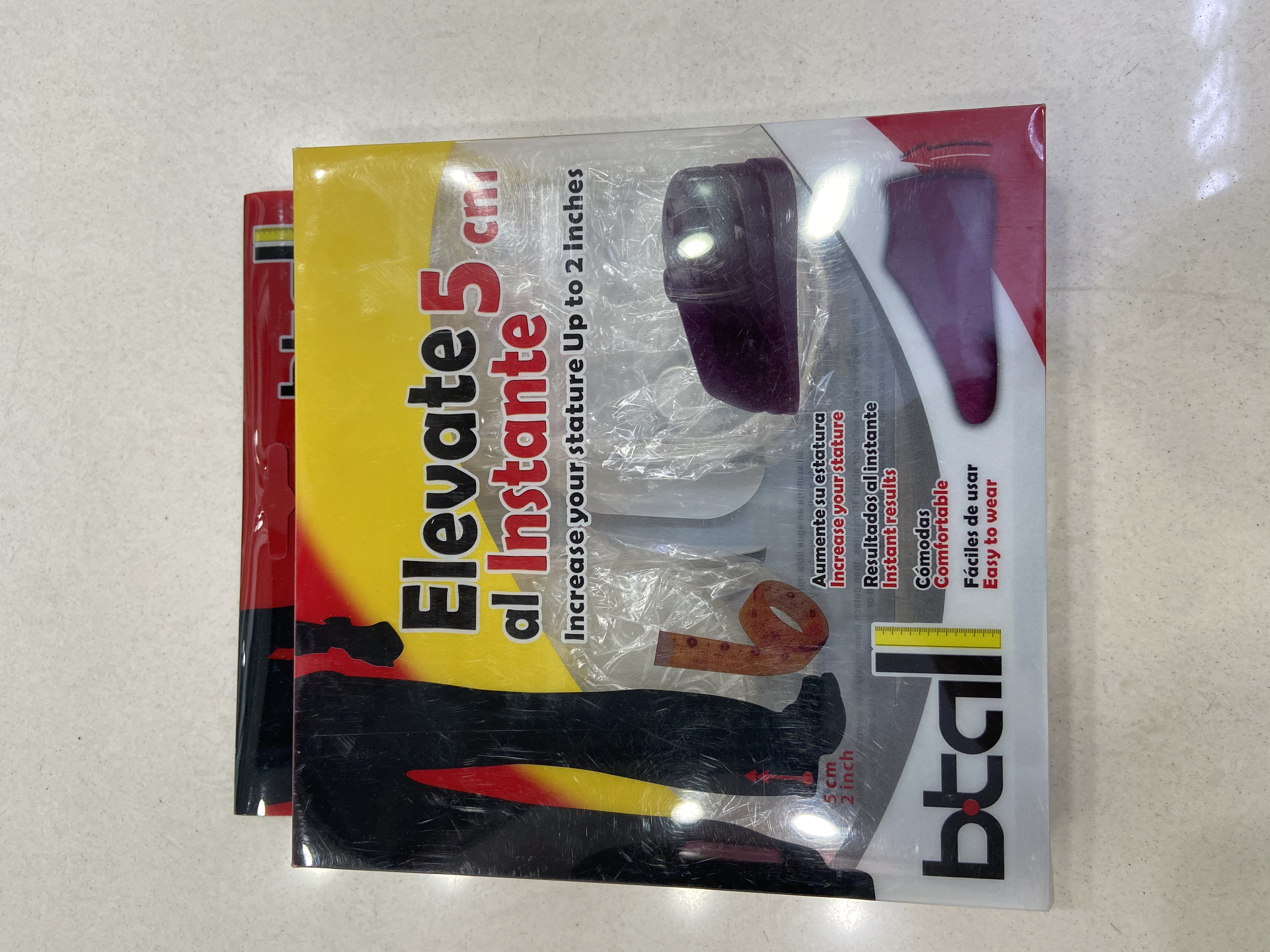 PVC packaging raised insoles