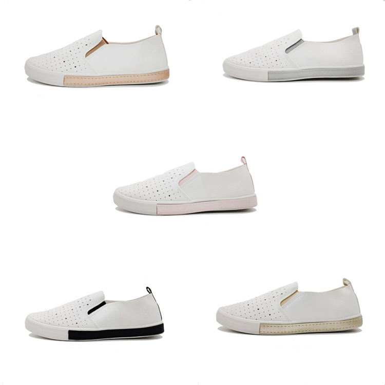 New Women's Casual Shoes With Elastic And Slip-On Sleeves, Breathable Flat Student Skate Shoes, Sizes 36-41 Specification drawing