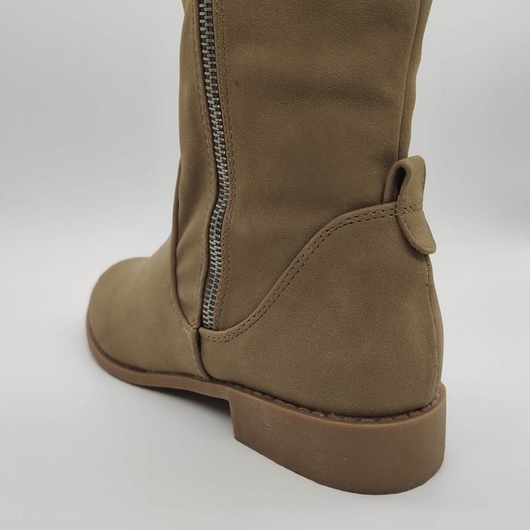 The 2023 New Style Of Women's Long Boots Is Fashionable And Trendy. Low-Heeled Women's Boots And Flat High Boots Are In Stock In Sizes 36-41 Item Picture