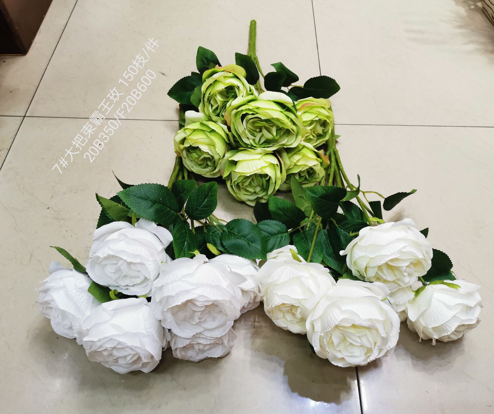 Vine leaf plants, artificial flowers, artificial flowers, flower arrangements, bonsai, living room, hotel, wedding, video decoration, tree tying, large bouquets, Austin King rose, rose bud, New Year hand-held bouquet shaped flower bouquets Specification image
