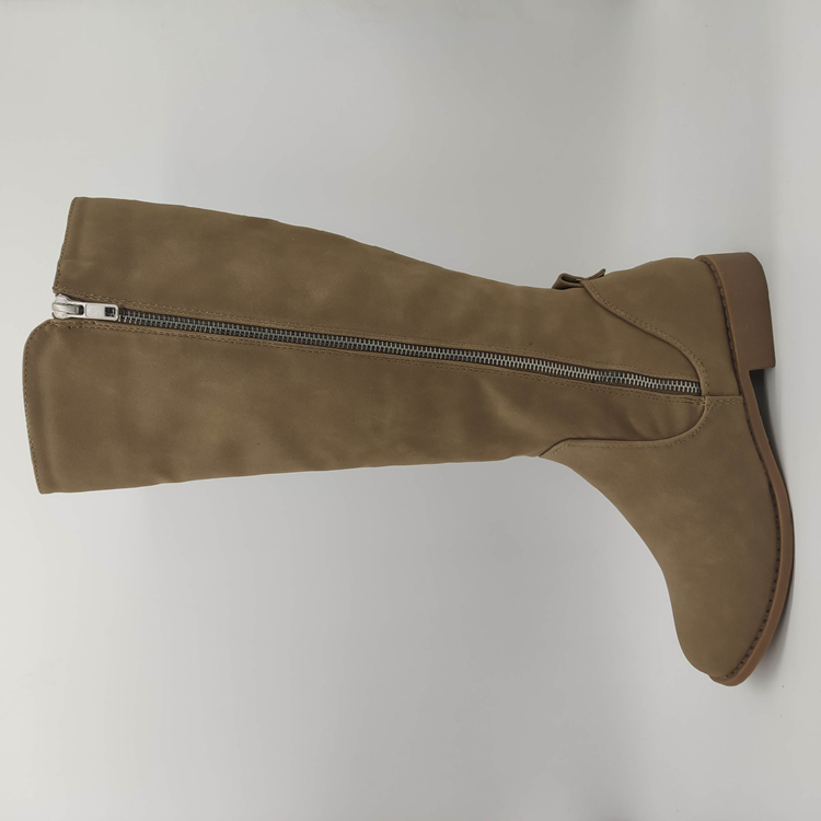 The 2023 New Style Of Women's Long Boots Is Fashionable And Trendy. Low-Heeled Women's Boots And Flat High Boots Are In Stock In Sizes 36-41 details Picture