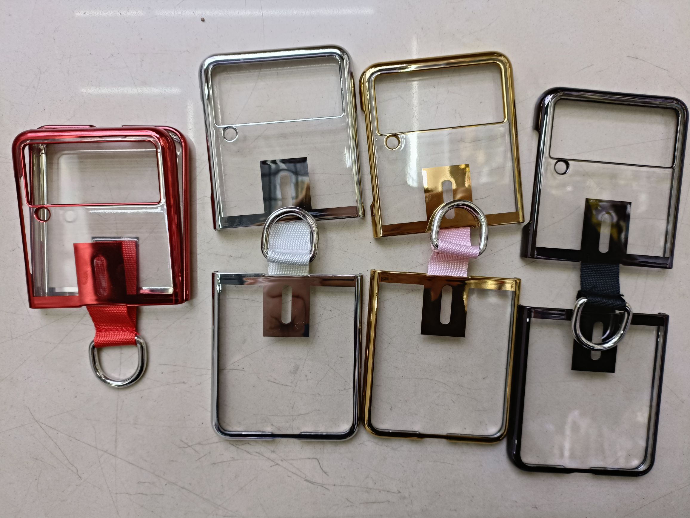 Electroplated Samsung folding phone case