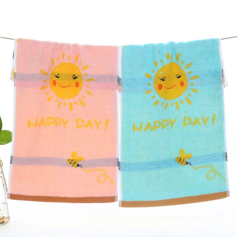 Yiwu Good Goods Floating Yang Absorbent Children Towel Jacquard Towel details Picture