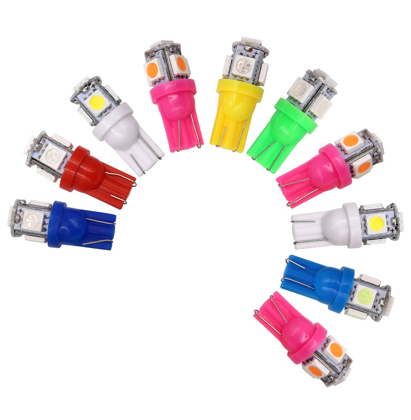 Car Light Bulb T10 5050 5Smd 5W5 Wide Light License Plate Light Motorcycle Steering Led 12V Headlight 1