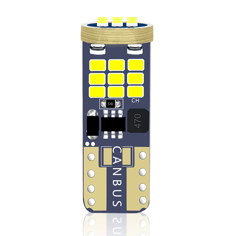 New Car Led T10 Width Light 2016-27Smd Decode Wide Pressure Running Light Reading Light Application Scenario