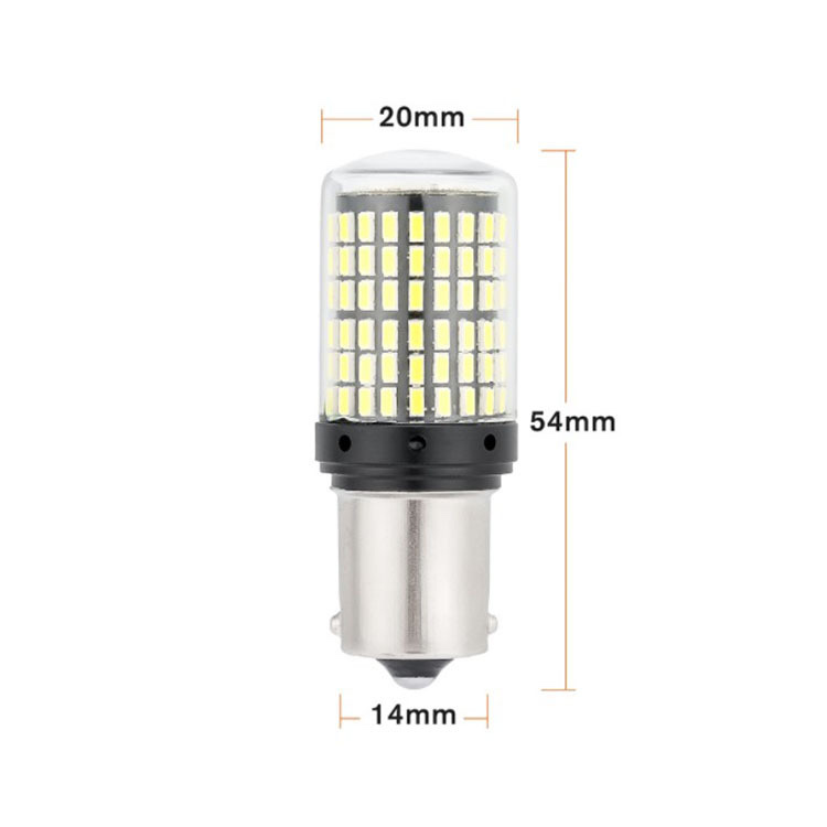 Car Led Anti-Strobe Decoding Turn Signal 144Smd 1156 T20 Turn Light High Light Brake Light Reverse Light