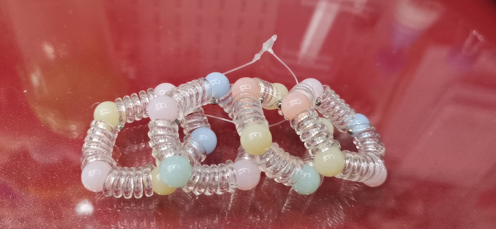 Transparent order 5 jelly beads