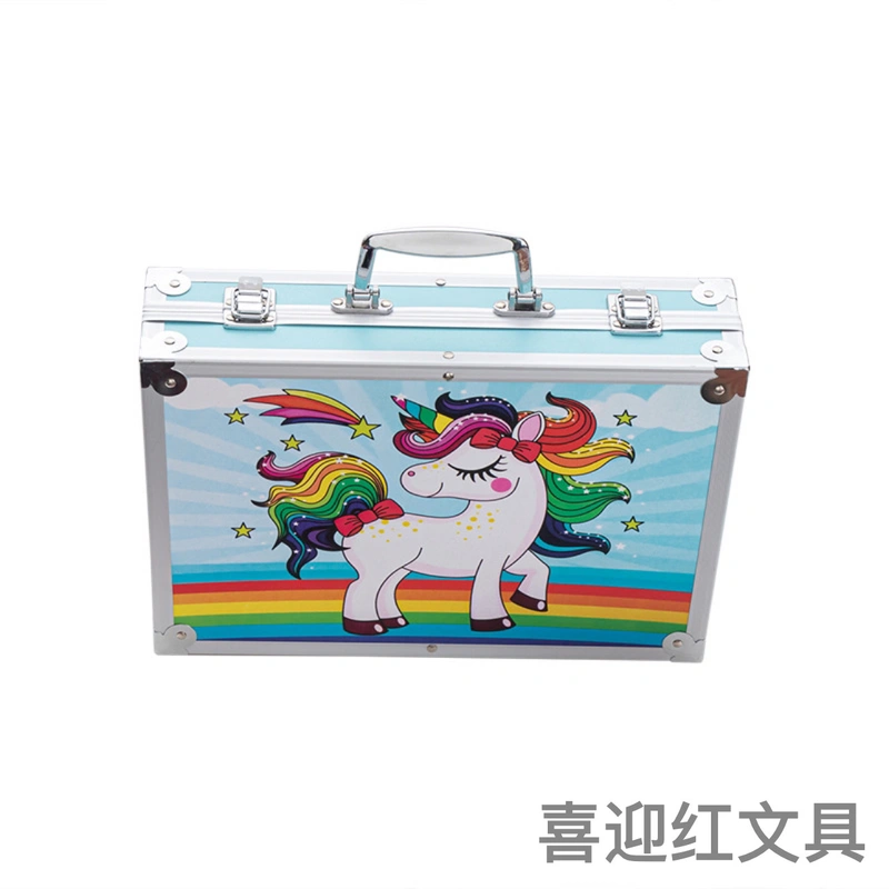 Source Factory 145 Set Of Aluminum Alloy Painting Set Watercolor Pen Gift Training Art Class Essential Stationery Wholesale