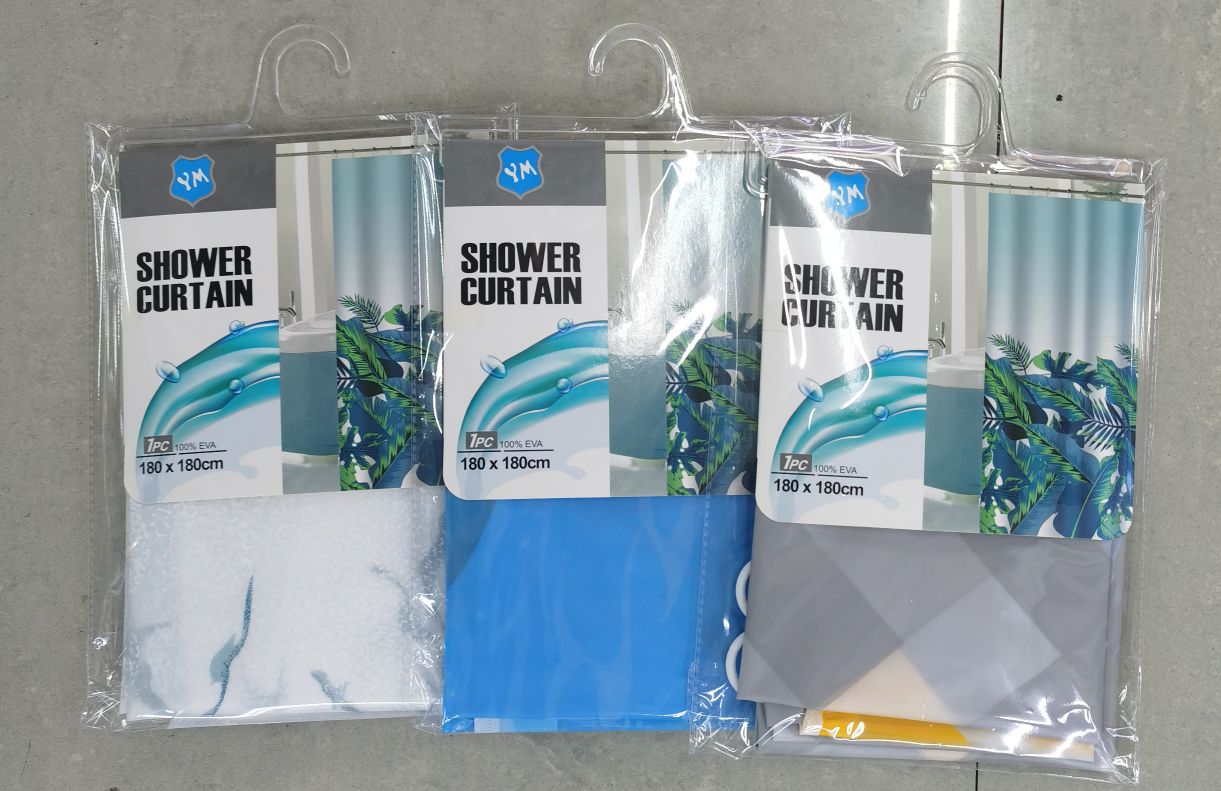 Shower curtains, bathrooms, compartments