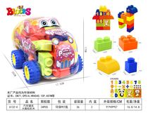 Car canned large particle building blocks 34pcs