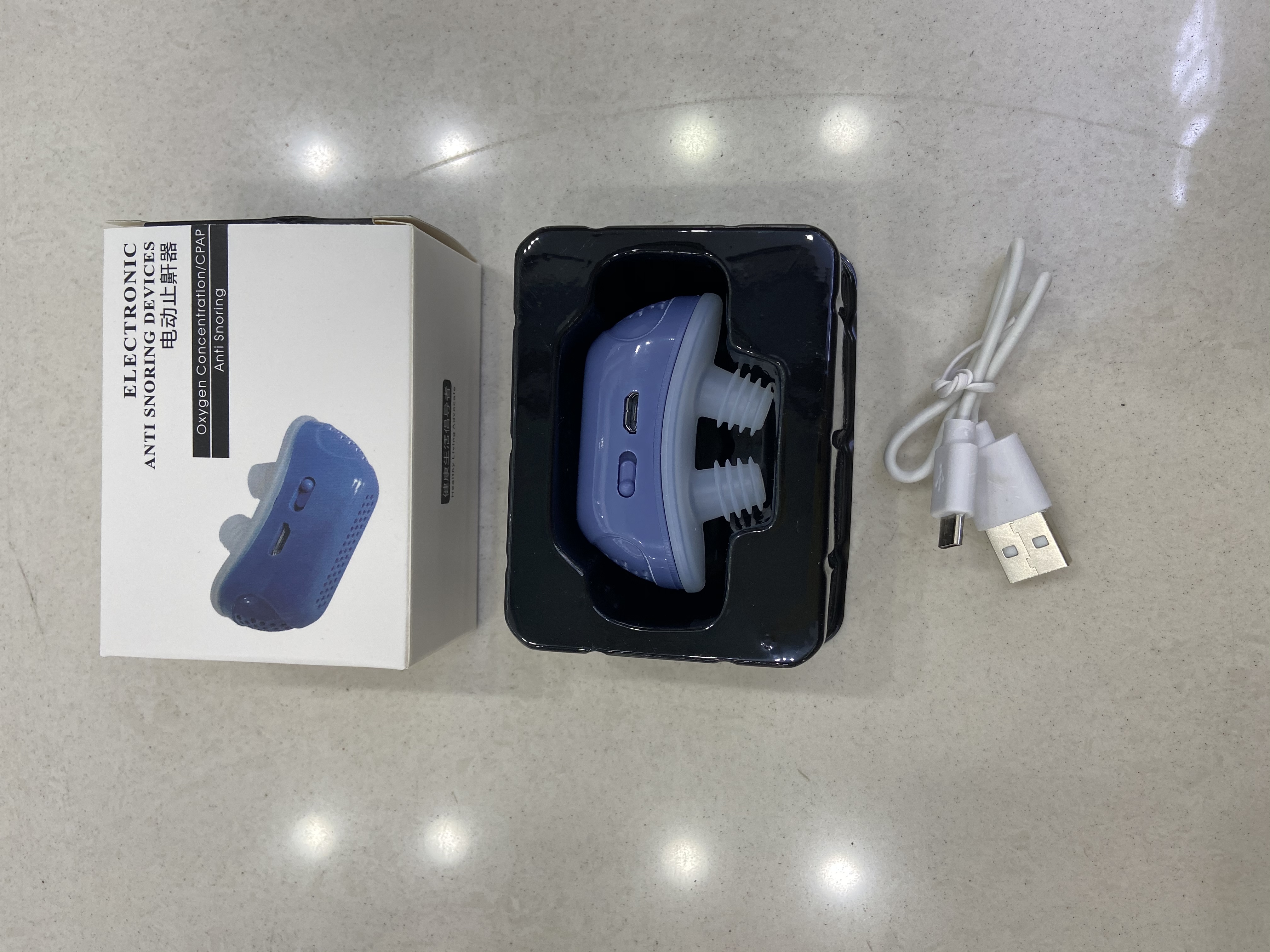 Electric snoring stopper