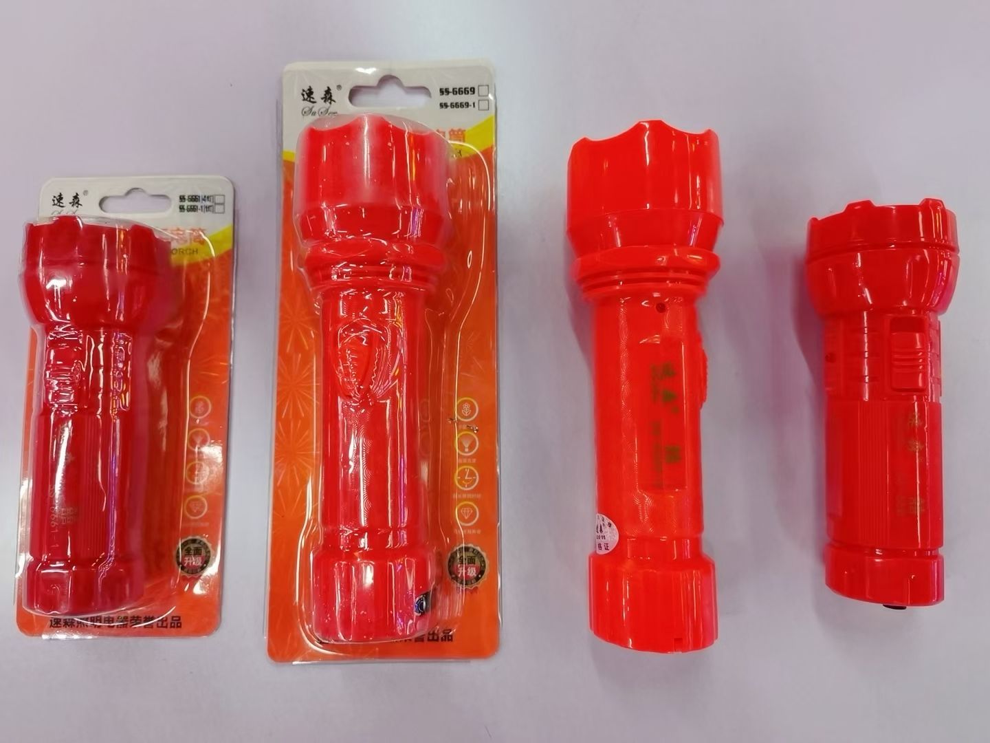 Wedding Red Flashlight Specification drawing