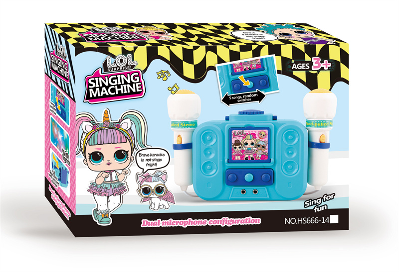 LOL trolley box microphone double microphone
