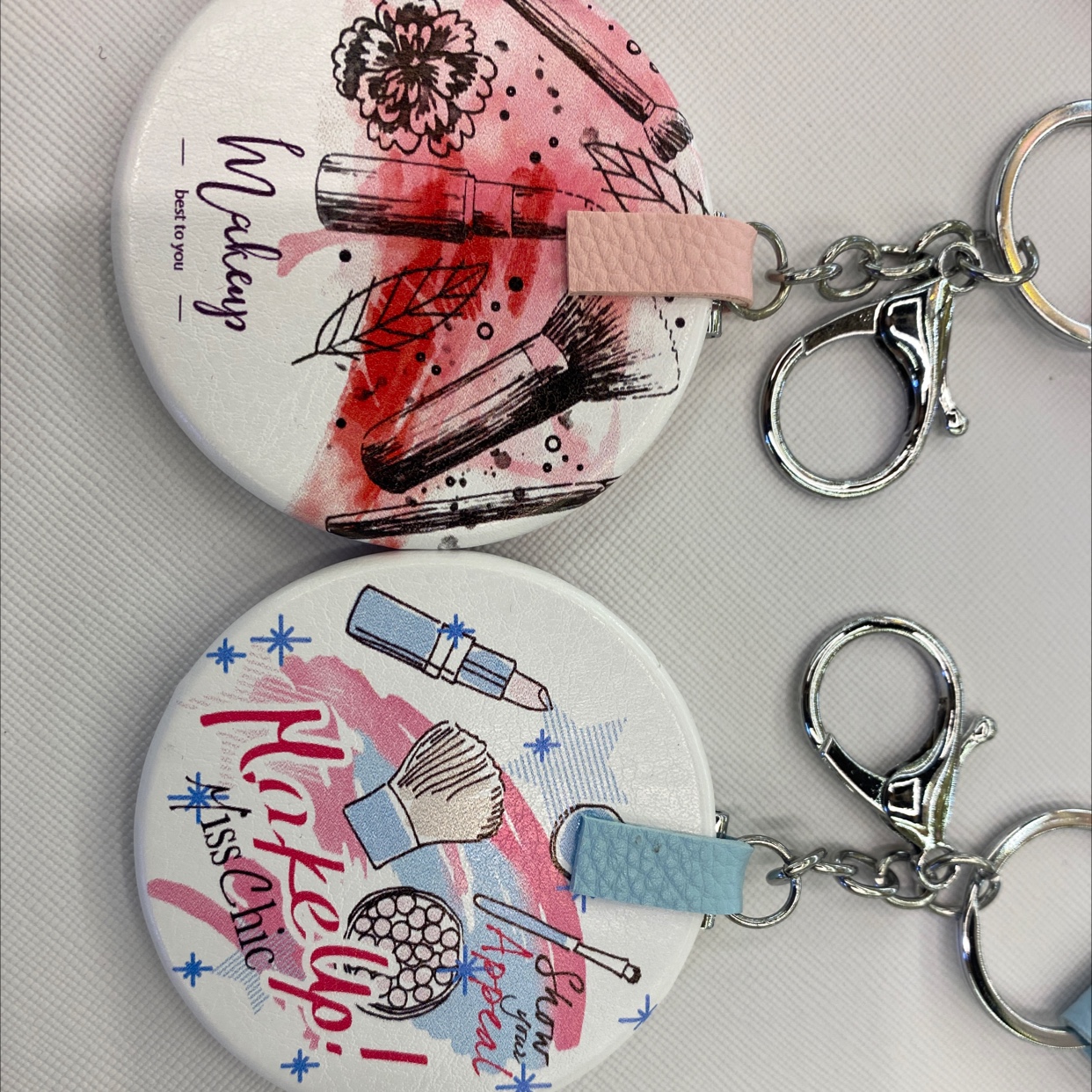 Dimes Craft Leather Mirror A-212 Craft Gift Festival Present Application Scenario