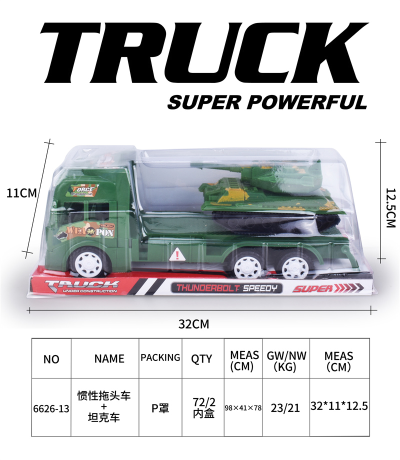 Inertia tractor + tank