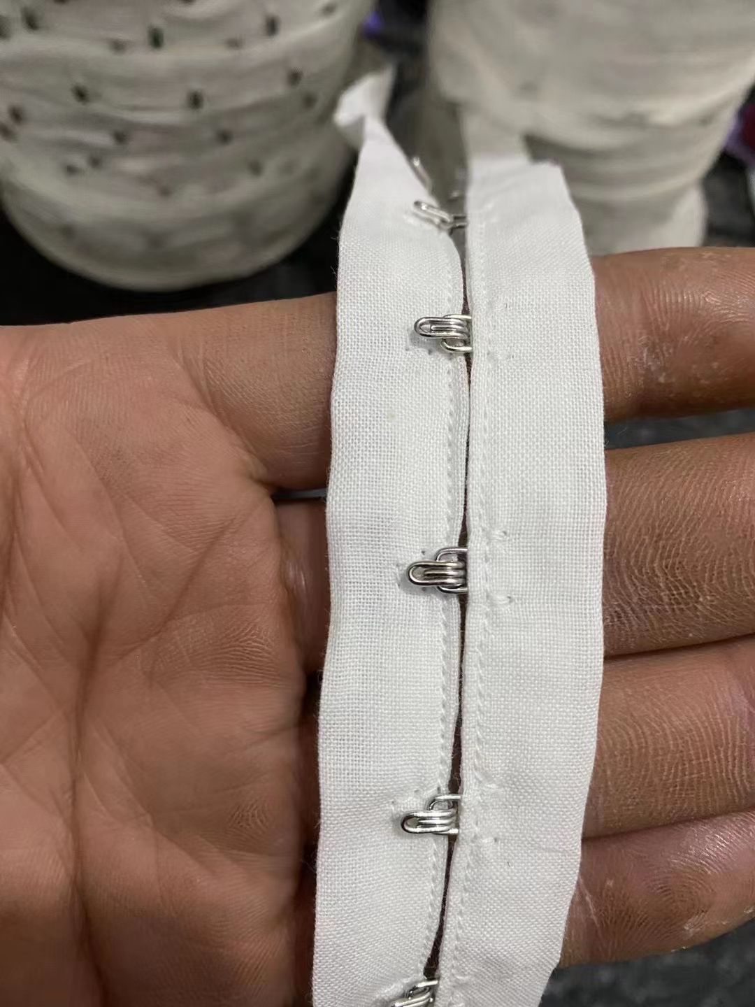 厂家直销两排两扣背扣涤纶现货细节图