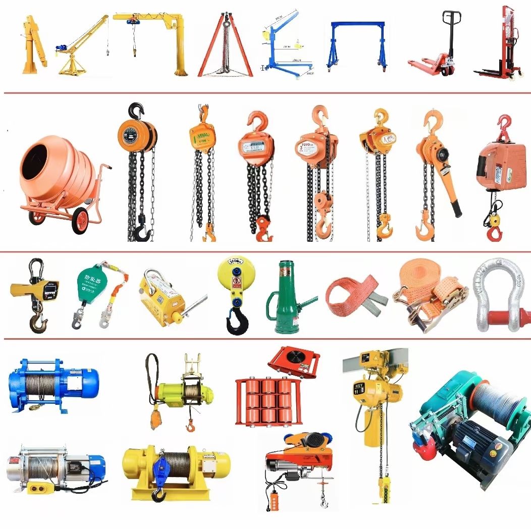 Hand hoist forklift jack crane details Picture