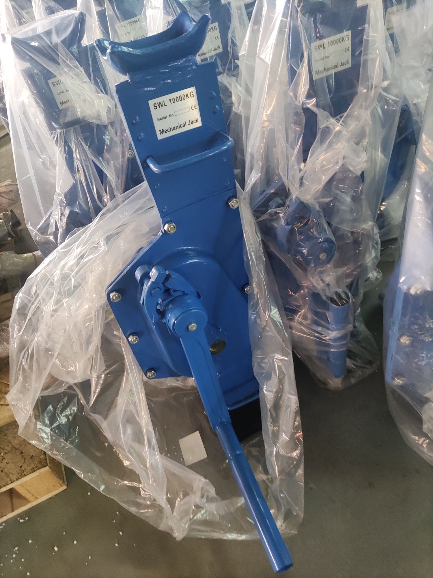 Forklift crane hand pull the Fenu crane jack Specification drawing