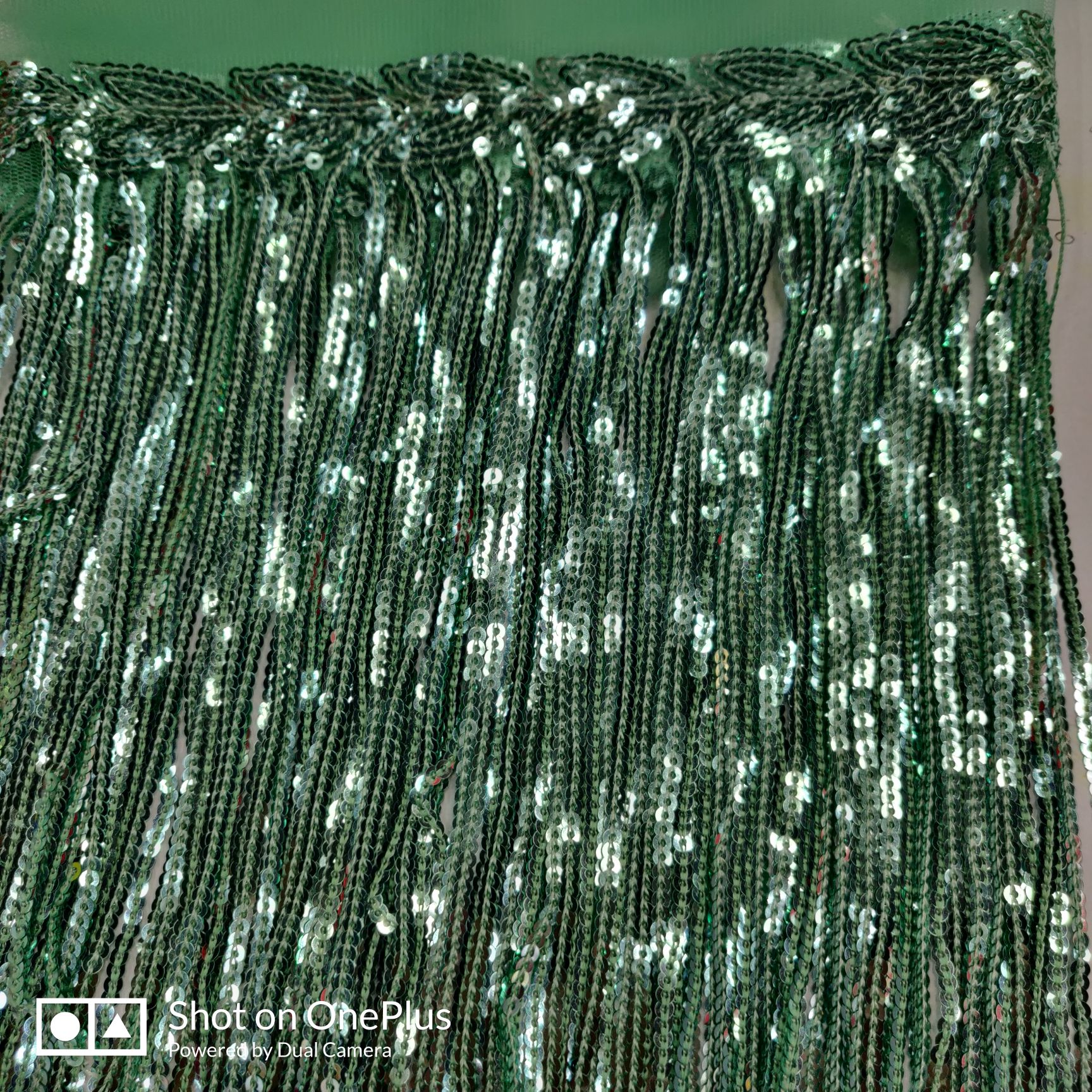 Accessories Knitted Glitter Embroidery Barcode Fringe Application Scenario