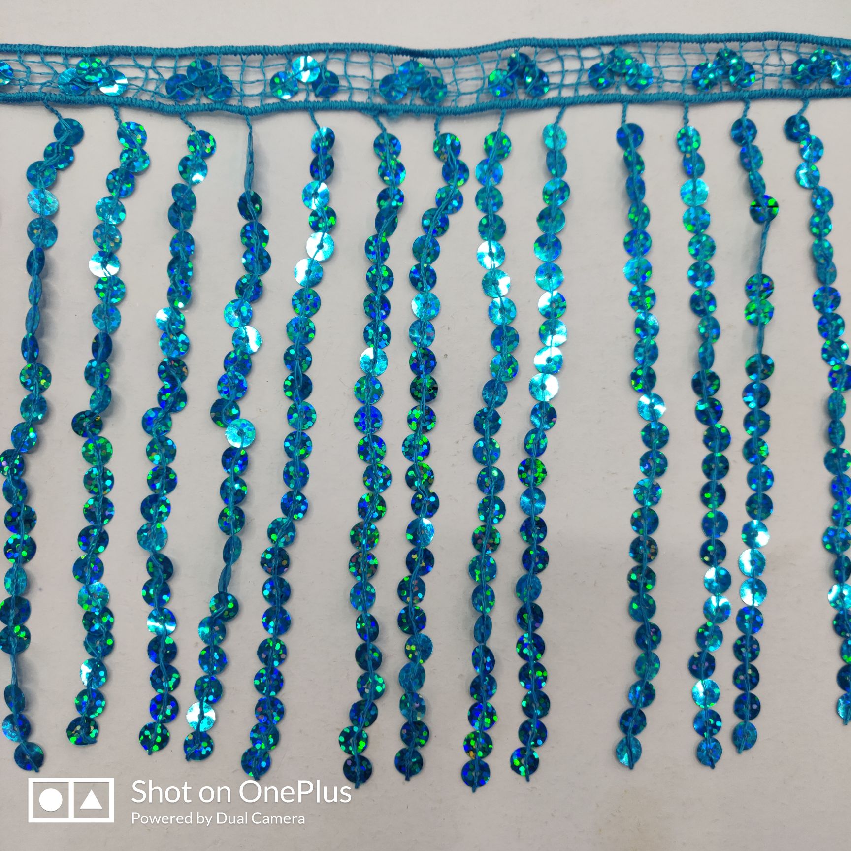 15Cm Sequin Fringe Specification drawing