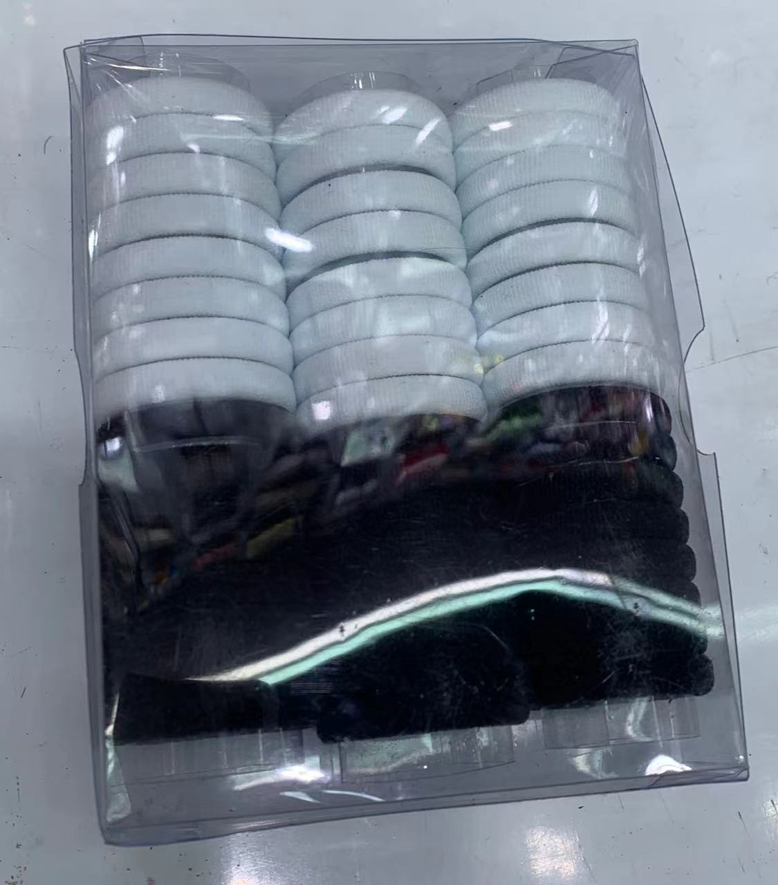 Elastic Band Female Tie Head High Elastic Durable Net Red Thick Method Rope Simple Black And White Application Scenario