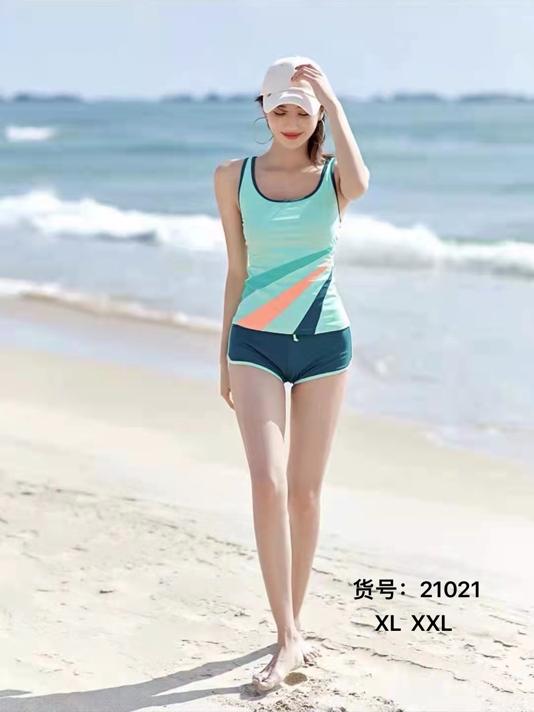 2022 New Year Olang split sports version of women's swimsuit, manufacturers direct wholesale thumbnail