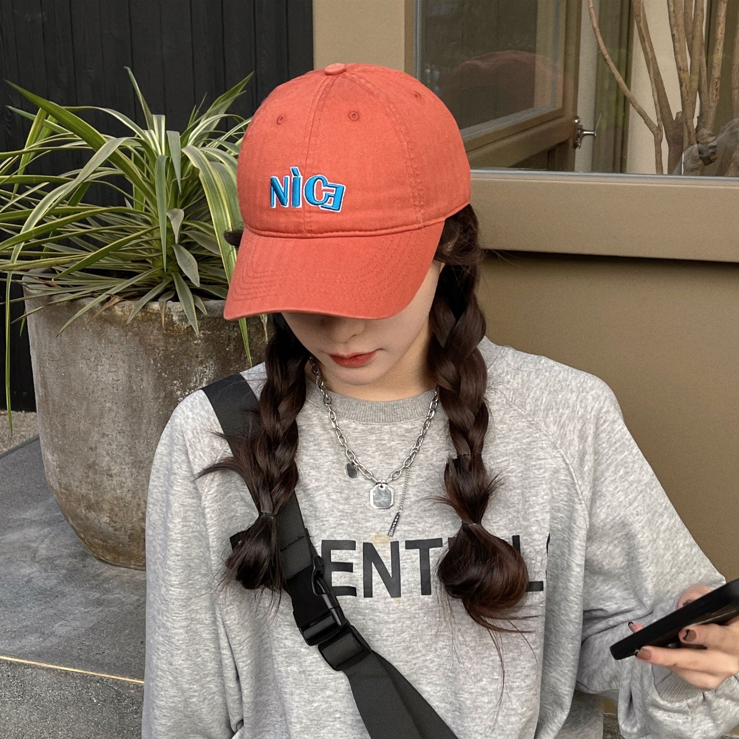 YAHA Cotton Washed Denim Sports Logo Embroidery Baseball Cap Dad Hat thumbnail