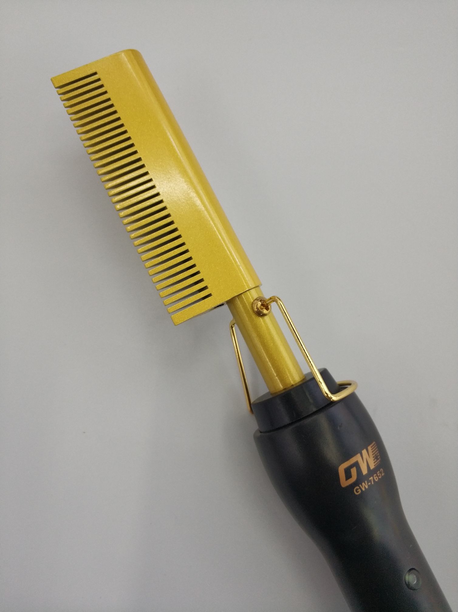 Copper Comb Plug-In Comb Straight Hair Comb Metal Comb details Picture