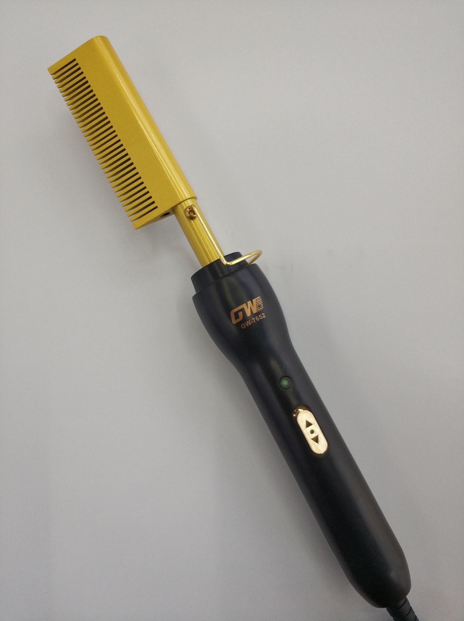 Copper Comb Plug-In Comb Straight Hair Comb Metal Comb