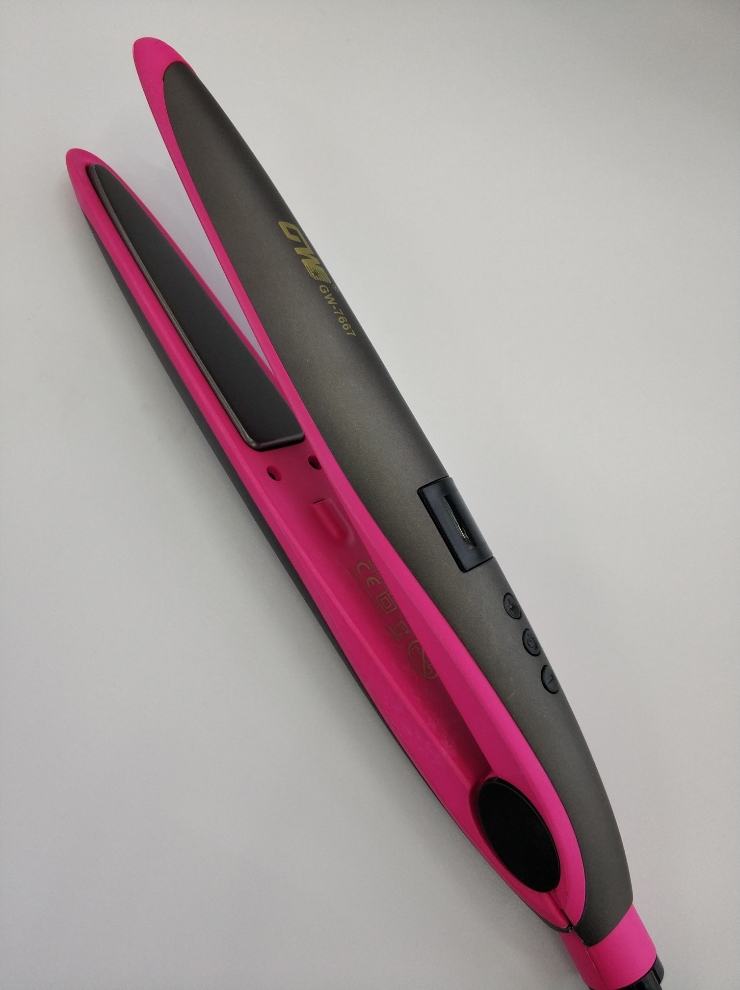 Hair Straightener Splint Curling Iron Small Wave Curls Specification drawing