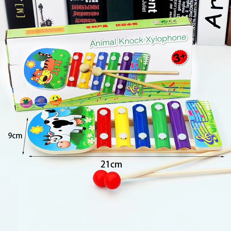 Wooden cow pentaphone