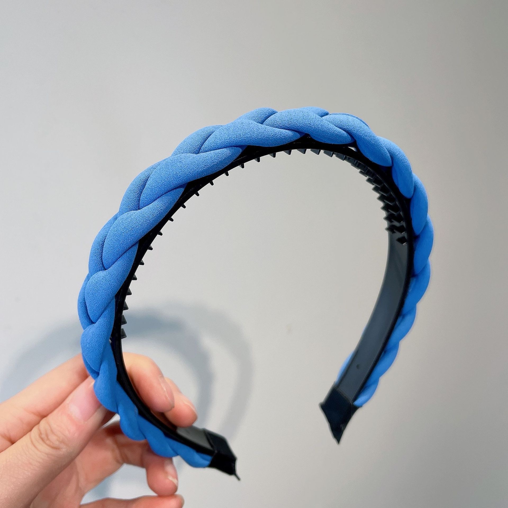Candy-Colored Braid Headband Thin New Fashion Specification drawing