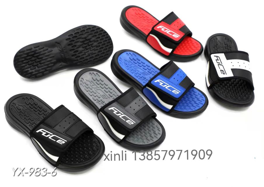 Woven belt men's slipper shoes beach shoes EVA outsole fly woven top