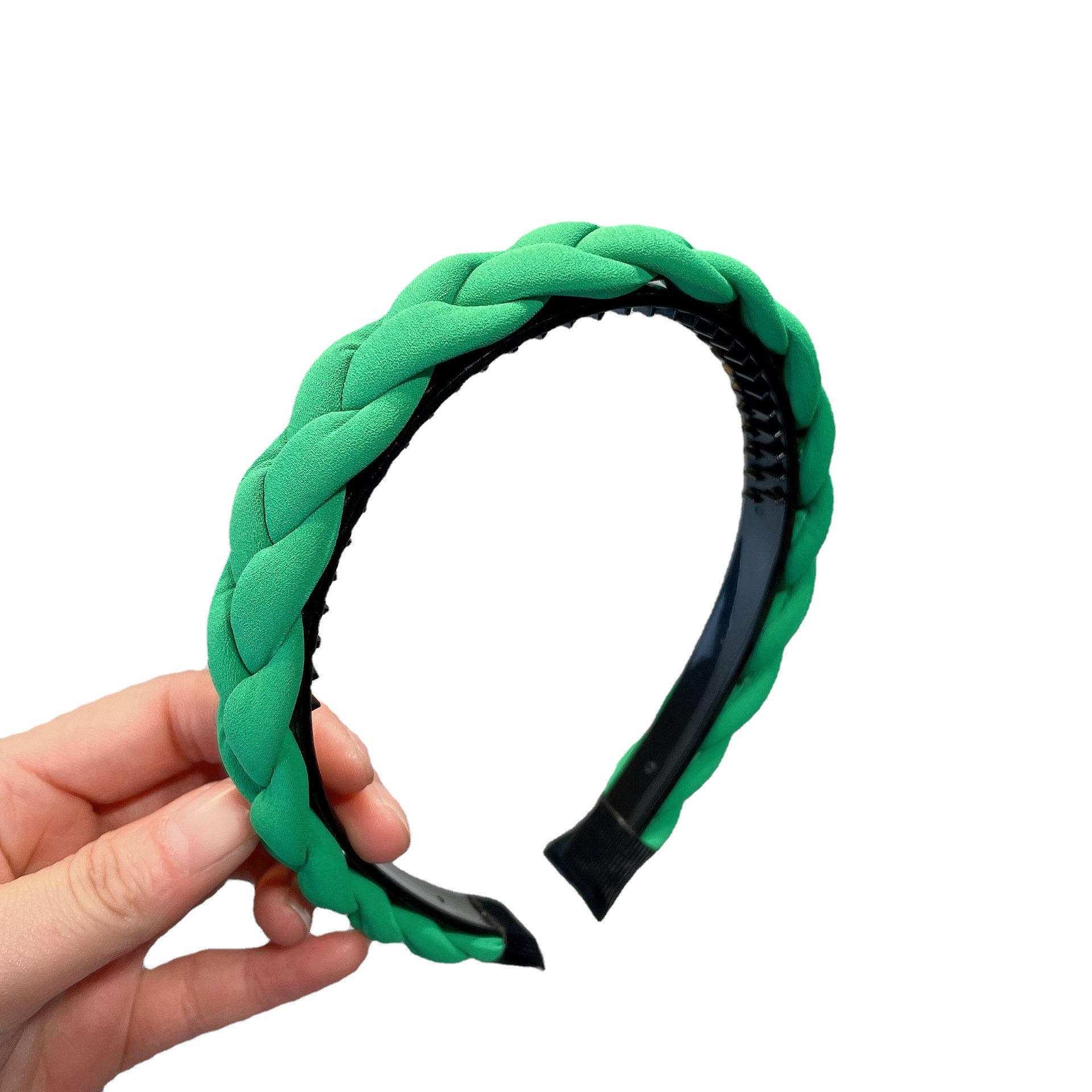 Candy-Colored Braid Headband Thin New Fashion Application Scenario