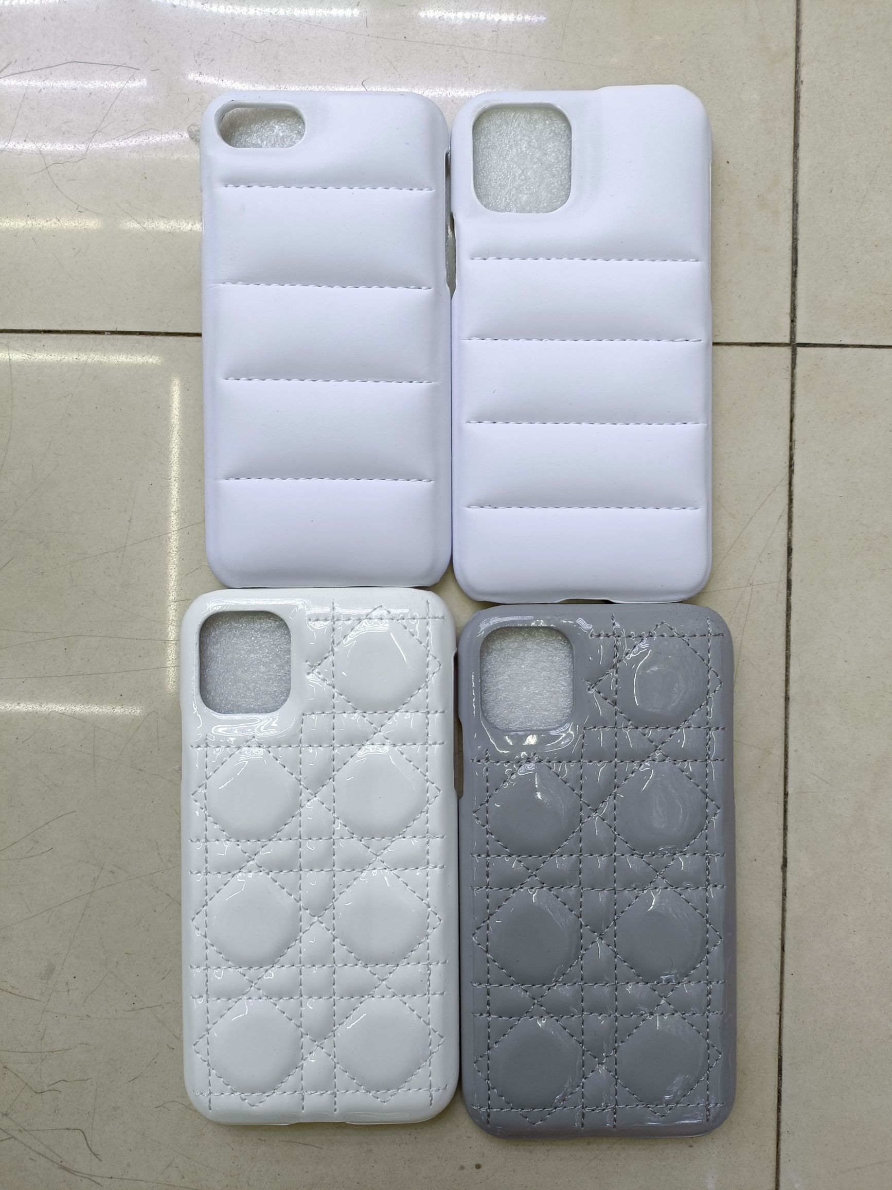 Down three-pack phone case