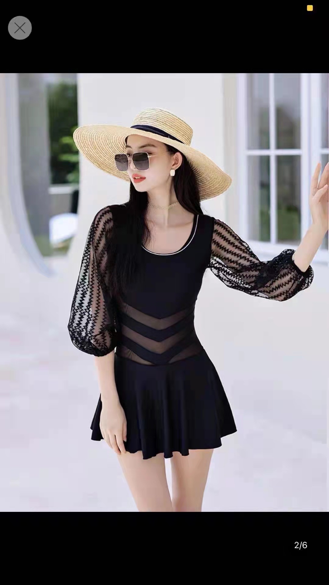 2022 new wave fashion sexy temperament style one-piece dress swimsuit, manufacturers direct wholesale thumbnail