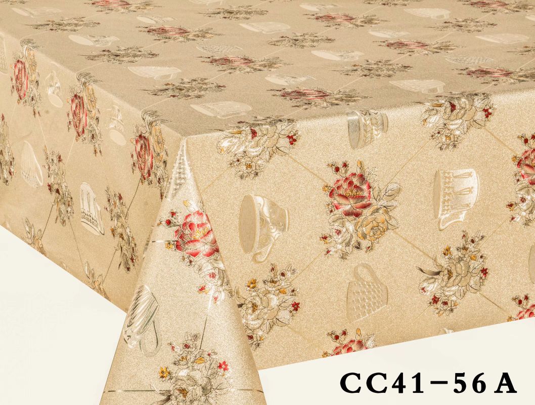 CC style embossed yarn decorative table cloth European high-end fashion style waterproof hotel table mat tablecloth Specification drawing