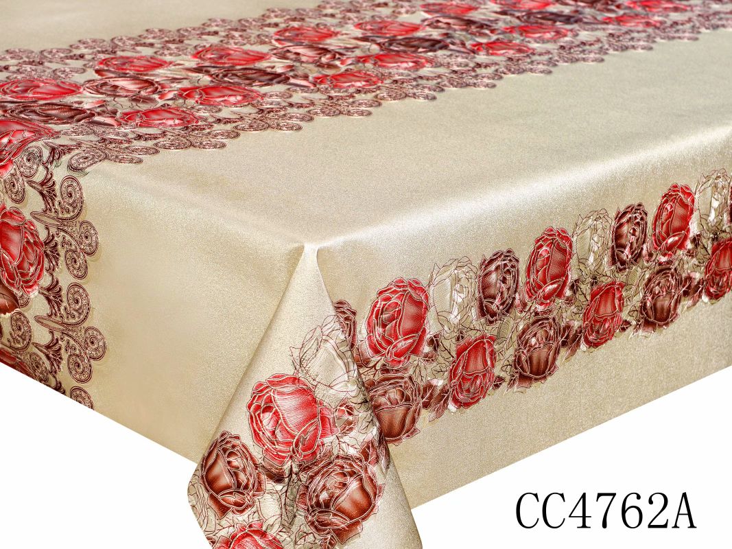 CC style embossed yarn decorative table cloth European high-end fashion style waterproof hotel table mat tablecloth Item Picture