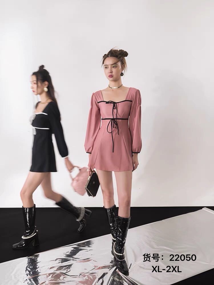 22050 new Ao wave fashion temperament slim one-piece skirt, manufacturers direct wholesale
