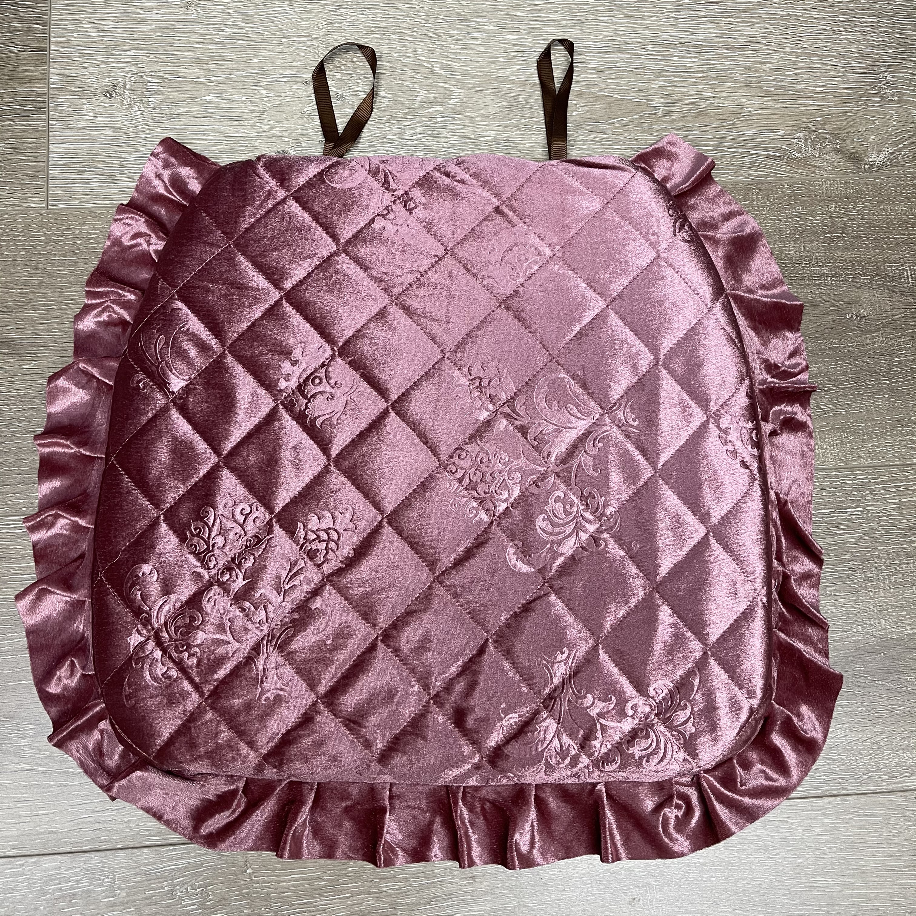 New Explosive Manufacturers Direct Sales Solid Color Embossed Dining Chair Cushion Can Be Disassembled And Washed Home Computer Chair Mahogany Chair Cushion